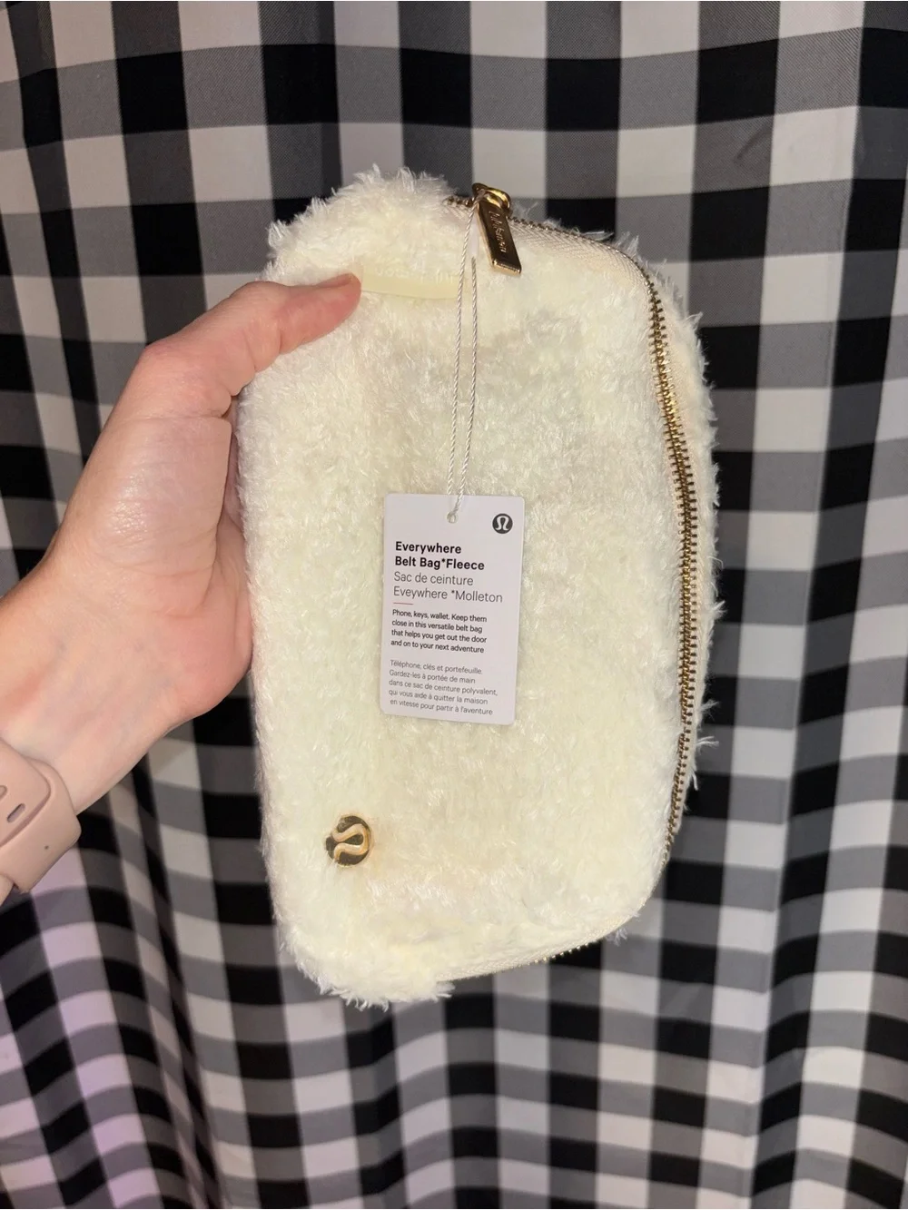 lululemon athletica | Bags | Lululemon Athletica Everywhere Belt Bag Fleece  In Cream Nwt | Poshmark